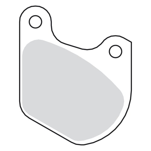 MCS brake pads front & rear. Organic - 512670