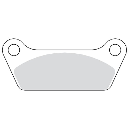 MCS brake pads rear. Organic - 517750
