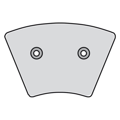 MCS brake pads front. Organic - 519255
