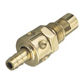 Kustom Tech, in-line fuel valve for S&S B carb. Brass