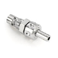 Kustom Tech, in-line fuel valve for S&S E/G carb. Chrome