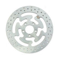 Brake rotor rear, drilled. Zinc plated steel - 901137