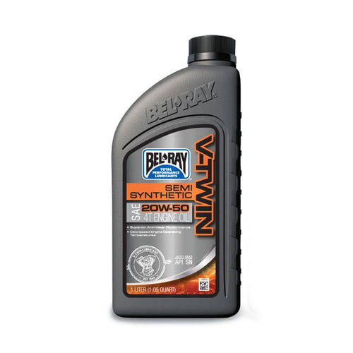 Bel-Ray V-Twin semi-synthetic motor oil 20W50. 1L