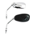 Blind spot mirror set. Chrome