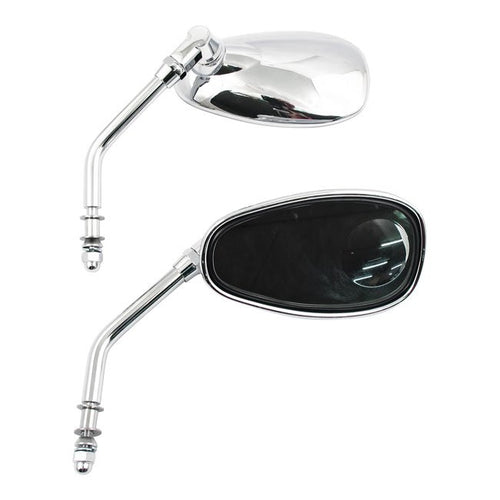 Blind spot mirror set. Chrome