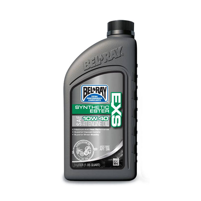Bel-Ray EXS full synthetic Ester 4T engine oil 10W-40. 1L