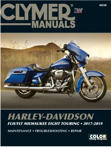 Clymer, service manual 17-19 M8 Touring models