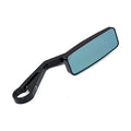 Black action mirror, clamp-on bar end