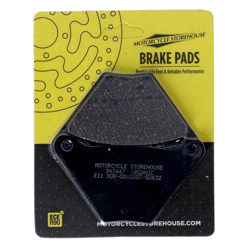 MCS brake pads front & rear. Organic - 947447