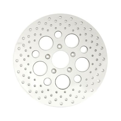 Brake rotor L/R front, 11.5" drilled stainless - 961934