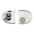 Touring fairing mount mirror kit. Dual vision, chrome