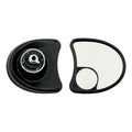 Touring fairing mount mirror kit. Dual vision, black