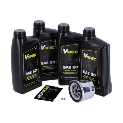 VSpec / MCS engine oil service kit. SAE 50 – L82-84 FL Shovel; L82-84 FX Shovel (NU)