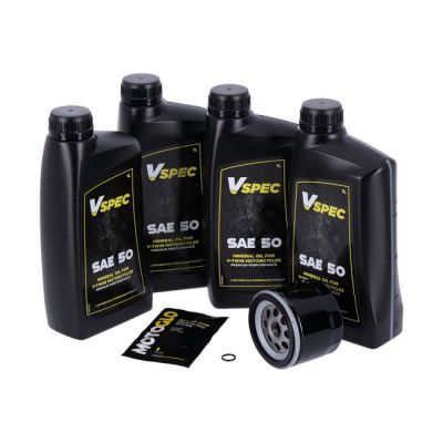 VSpec / MCS engine oil service kit. SAE 50 – L82-84 FL Shovel; L82-84 FX Shovel (NU)