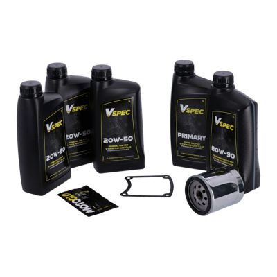 VSpec / MCS Big Oil service kit. Mineral. Chrome filter – 87-94 FXR (NU)