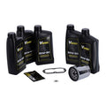 VSpec / MCS Big Oil service kit. Full synthetic. Chrome filter – 99-06 Softail; 99-05 Dyna (NU)