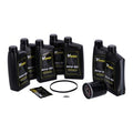 VSpec / MCS Big Oil service kit. Full synthetic. Black filter – 17-26 FLT/Touring; 17-26 Trikes