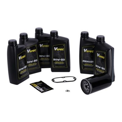 VSpec / MCS Big Oil service kit. Mineral. Black filter – 91-98 Dyna (NU)