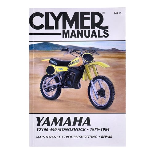 Clymer service manual, Yamaha YZ100-490 Monoshock
