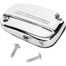 Chrome master cylinder cover DOT 4