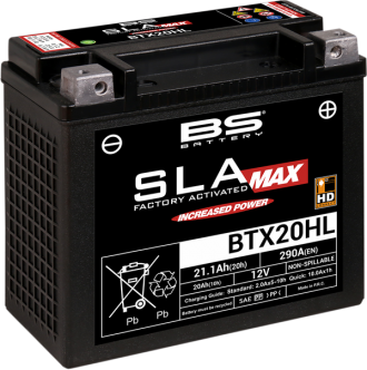 BS BATTERY BATTERY BS BTX20HL SLA-MAX